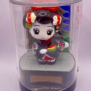 Disney Geisha Doll with Red and Black Kimono